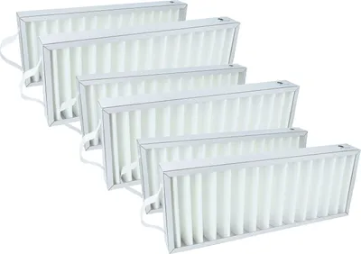 Produktbild von vhbw 6x Kompaktfilter G4 kompatibel mit Pluggit Avent P310 Lüfter, Badlüfter, Ventilator, Lüftungsgerät - Luftfilter