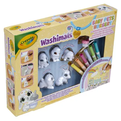 Produktbild von Crayola Washimals 74-7516, Zeichenset für Kinder, 3 Jahr(e), Mehrfarbig