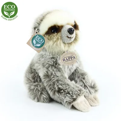 Obrázek produktu pro Plyšový lenochod sedící 18 cm ECO-FRIENDLY