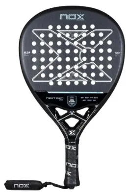 Immagine prodotto di Nox Nextgen Pro Attack 12k NFA: racchetta da padel, colore argento, peso 360-375 grammi, per uomo, colore argento, peso 360-375 grammi