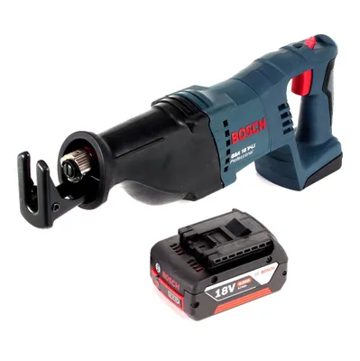 Image de Bosch GSA 18 V-Li Scie sabre sans fil 18V + 1x batterie 4,0Ah - sans chargeur, sans coffret