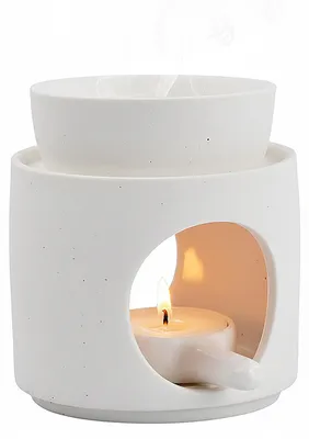 Obrázek produktu pro Keramická aroma lampa na esenciální oleje s podstavcem na svíčku