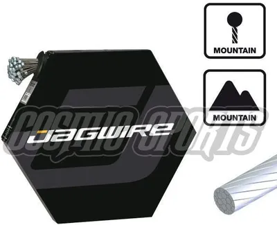 Produktbild von Jagwire 8009811 Mountain Brake Cable - Slick Galvanized - 1.5x2000mm - SRAM/Shimano (100pcs)