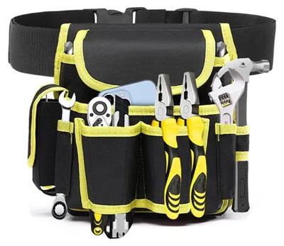 Image de Omgoods - Sac à outils étanche professionnel avec de nombreux compartiments de rangement