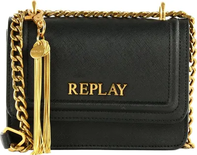 Immagine prodotto di REPLAY borsa a tracolla Crossbody Bag Black / Satingold nero