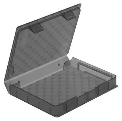 Produktbild von DELOCK Schutzbox für 2.5" HDD / SSD grau