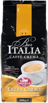 Produktbild von Saquella Bar Italia Caffe Crema ganze Bohnen 1kg