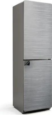Produktbild von Glatte Linienstruktur – Magnetische Kühlschrank Abdeckung – Dekorfolie magnetisch Küche – Kühlschrank Magnet Deko – selbstklebende Magnettafel – Magnetfolie für Kühlschranktür – 60x205 cm