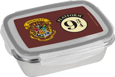 Produktbild von Brotdose Harry Potter 9 34 und Wappen 850ml