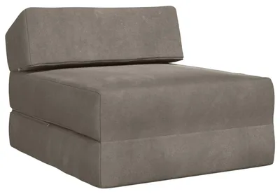 Image de Canapé-lit pliable Gris clair 60 x 70 x 41 cm Tissu
