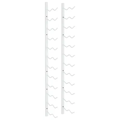 Produktbild von vidaXL Wand Weinregal für 24 Flaschen Weiß Eisen