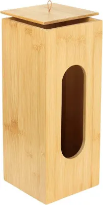 Obrázok produktu pre Stojan na toaletný papier Bamboe 15 x 15 x 33 cm na 3 náhradné rolky Stojan na toaletný papier Náhradný stojan na toaletný papier