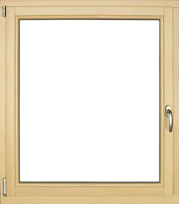 Produktbild von Holzfenster Kiefer lackiert 980x1080 mm DIN Links