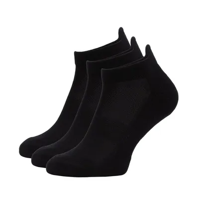 Produktbild von NOMAD® Wandersocken Footie Baumwolle 3er-Pack 39/42 Schwarz Knöchelsocken