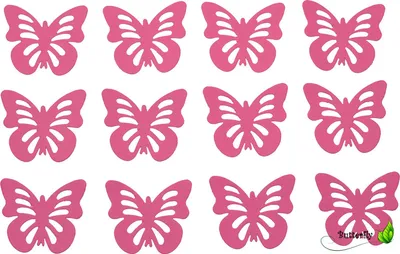 Produktbild von Schmetterlinge Papier, 3D-Aufkleber, Farbe:fuchsia / pink