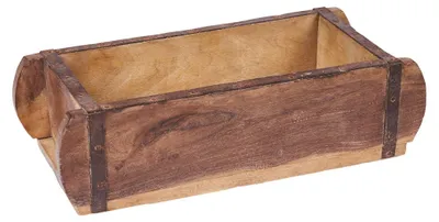 Produktbild von Aufbewahrungsbox mit natürlicher Maserung, zur Aufbewahrung, in Braun 32 cm