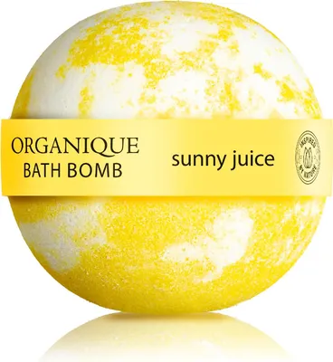 Produktbild von ORGANIQUE Sunny Juice Sprudelbadebombe