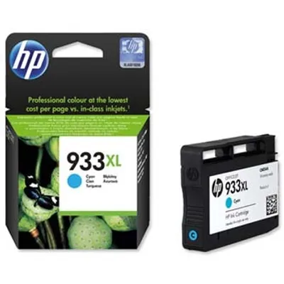 Obrázok produktu pre HP Azúrová originálna atramentová kazeta s vysokou výťažnosťou 933XL, Azúrová, Atrament na pigmentovej báze, 8,5 ml, 1 kusov, 825 strany