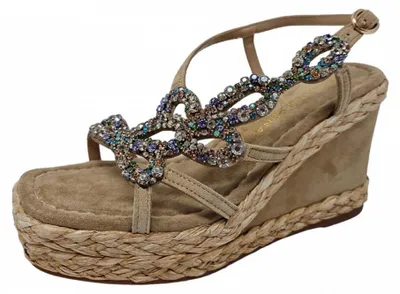 Produktbild von Alma En Pena Keilsandalette Beige