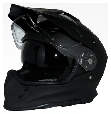 Produktbild von Crosshelm Endurohelm Motorradhelm mit integrierter Sonnenblende und Visier