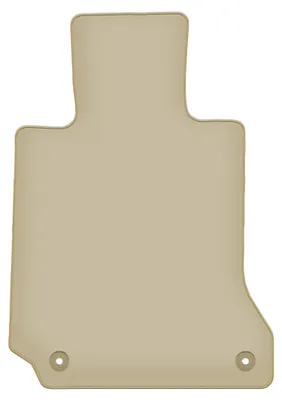 Image de Tapis conducteur moquette PREMIUM beige compatible avec Mercedes C W204 (2007-2014, berline, kombi, coupé) – avec fixations – sur‑mesure