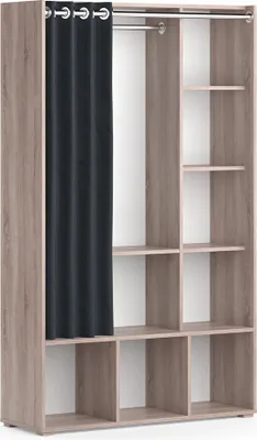 Obrázok produktu pre Detská skriňa Vicco Luigi Sonoma 105.8 x 178.1 cm so závesovou tyčou na šaty, Model 40648