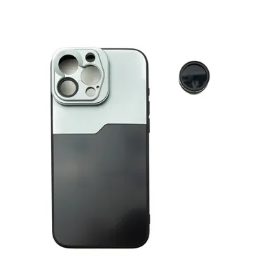 Immagine prodotto di SYSTEM-S Filtro CPL 37 mm Obiettivo polarizzatore circolare con custodia per iPhone 15