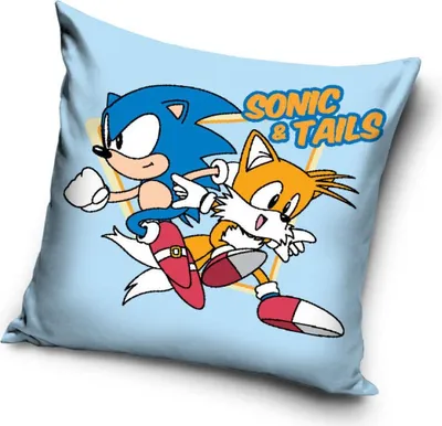 Obrázek produktu pro Povlak na polštářek Ježek Sonic a Tails