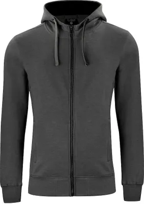 Produktbild von Clique - "Classic" Hoodie mit durchgehendem Reißverschluss für Herren UB220 (S) (Anthrazit meliert)