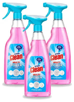 Produktbild von 3 x At Home Clean Allesreiniger Spray - Fris & Krachtig - 750 ml - Vorteilspackung - 3 Stücke