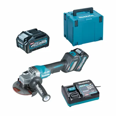 Produktbild von Makita GA029GM201, 8500 RPM, 12,5 cm, Akku, 4 Ah, 3 kg, Bürstenloser Motor