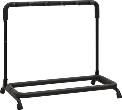 Produktbild von CLORIS Gitarrenständer Klappbar 5-fach Schwarz 74x41x66 cm Stahl 70174