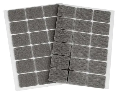 Produktbild von 18 Klettpunkte selbstklebend quadratisch oder rund Klettband Hook & Loop