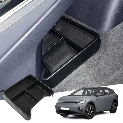 Obrázek produktu pro Úložná schránka do středové konzole pro VW ID.4, modely 2021-2026, materiál ABS, barva černá