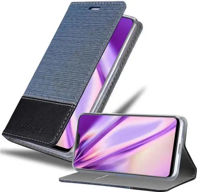 Produktbild von Cadorabo Hülle für Vivo X21 Schutzhülle in Blau Handy Hülle Etui Book Case Cover