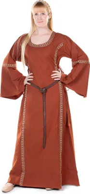 Produktbild von Burgdame Kleid rotbraun Größe: XL