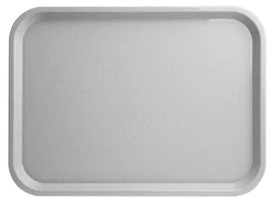 Serviertablett aus Polypropylen, 350x450 mm, grau