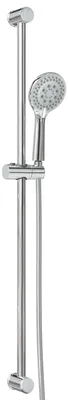 Image de Ensemble de douche vidaXL chromé 100 cm en acier inoxydable