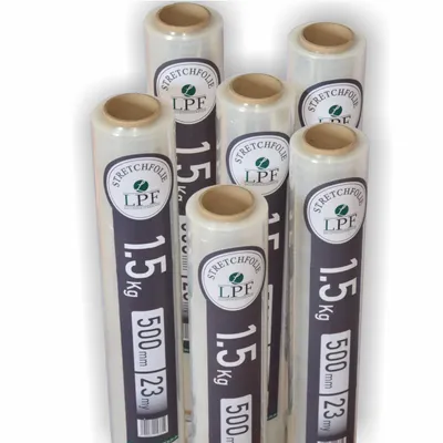 Wrap Slice 12 Rollen Stretchfolie 5 Zoll X 1000 Fuß (ca. 12,7cm X 305m) – Für Paletten, Robust Transparente Stretchfolie Reißfest