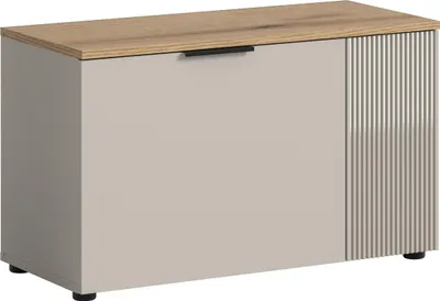 Produktbild von Sitzbank >Slide< in kaschmir - 80x48x36cm (BxHxT)
