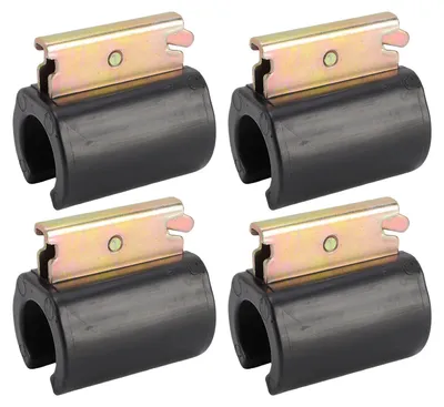 Immagine prodotto di 4 portautensili E-Track in acciaio resistente, resistenti alle intemperie, per attrezzi da giardino, martello, S