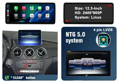 Immagine prodotto di Display multimediale, CarPlay wireless, Android Auto, NTG 5.0