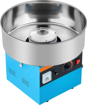 Zdjęcie produktu dla Komercjalna maszyna do waty cukrowej Elektryczna maszyna do produkcji waty cukrowej 1000 W Niebieska