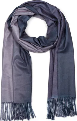 Produktbild von styleBREAKER Damen Schal mit 2-farbigem Farbverlauf und Fransen, warme Winter Stola mehrfarbig, Ombré Look 01017147