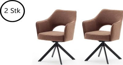 Produktbild von Esszimmerstuhl Stuhl Stühle Esszimmer Polsterstuhl "TONALA I" rostbraun