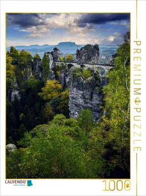 Produktbild von CALVENDO Puzzle Basteibrücke | 1000 Teile Lege-Größe 64x48cm Foto-Puzzle für glückliche Stunden