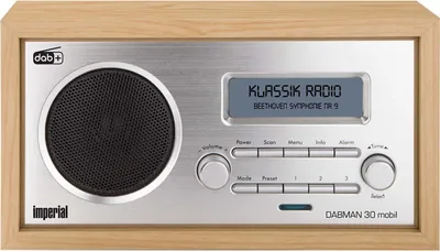 Produktbild von Imperial DABMAN 30 Mobiles DAB+ / FM-Radio Holz