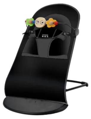 Image de Siège pour bébé, design portable, tissu confortable, modèle TT005 - tout noir