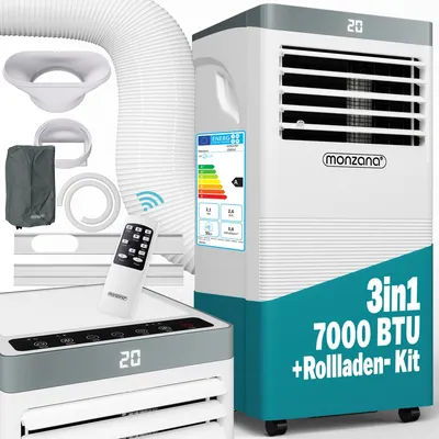 Produktbild von MONZANA Mobile Klimaanlage MZKA780 7000BTU