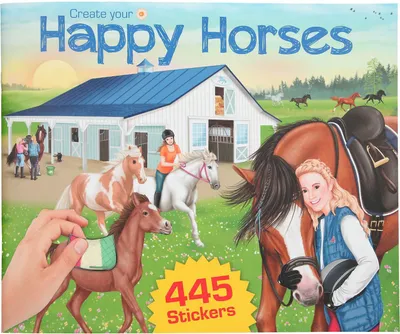 Produktbild von Trendartikel|Depesche Create your Happy Horses - Stickerbuch